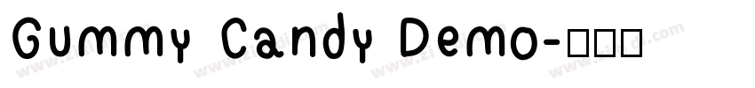 Gummy Candy Demo字体转换